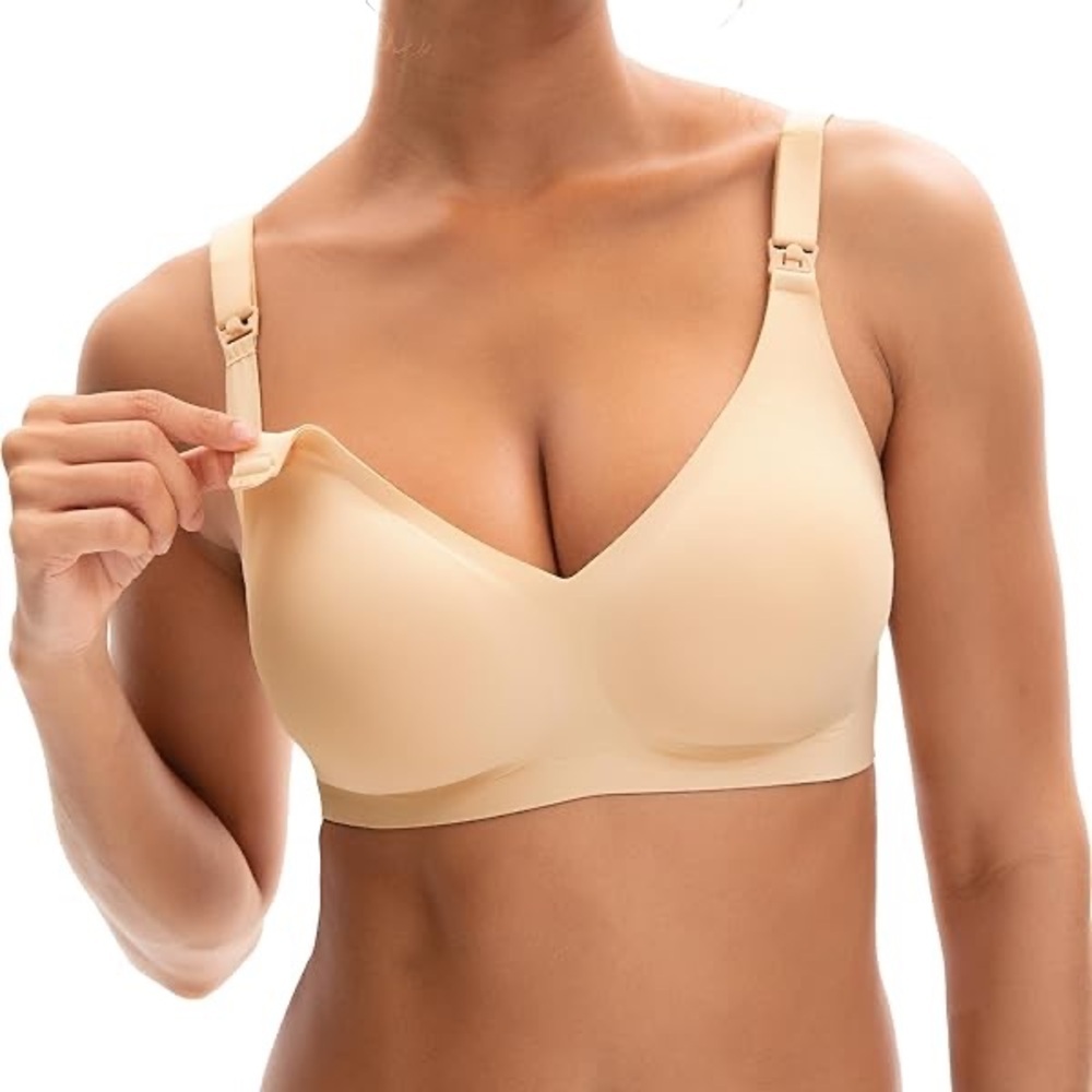 NWT Knix Size 1 (32A, 34A, 32B) Nursing Bra - Beige